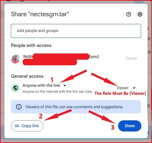 Configuring Sharing Permissions in Google Drive Anyone with the link